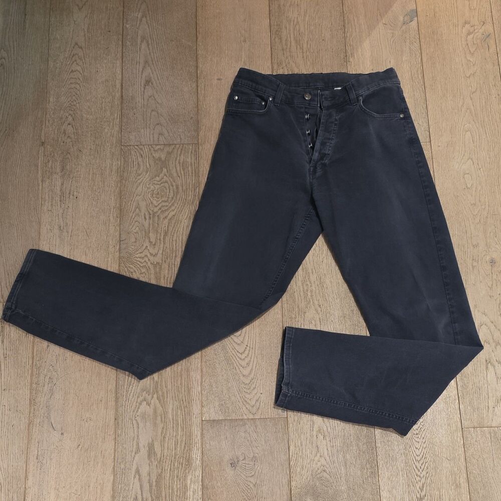VTG Matinique Jeans N.West Milano Made in Italy Button Fly Grey Denim Mens 31x32